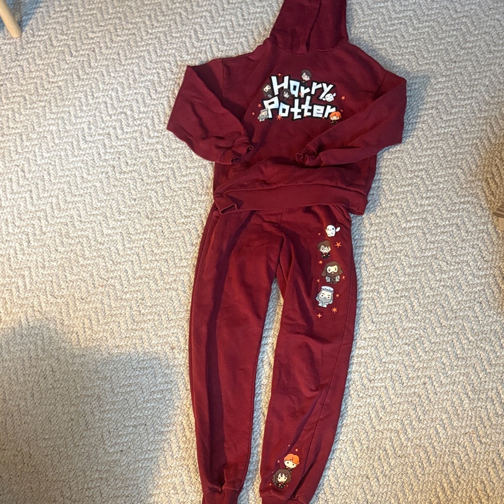 Warner Bros. Kids Burgundy Harry Potter Joggers